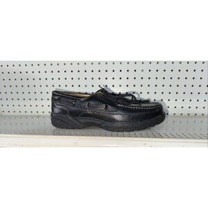 Dr. Comfort Patrick Mens Leather Diabetic Orthopedic Boat Shoes Size 9 WIDE